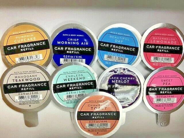 Bath Body Works ScentPortable Car Air Freshener Refill 2 pack FREE SHIP