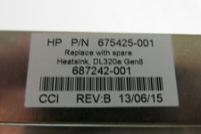 HP 675425-001 HEATSINK for HP PROLIANT DL320E G8