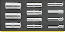 Stahlwille SET: SOCKETS 1/2 - EXTRA DEEP - 96...