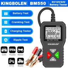 KINGBOLEN BM550 6V 12V 24V Batterietester PKW OBD KFZ Diagnosegerät Akku Für LKW