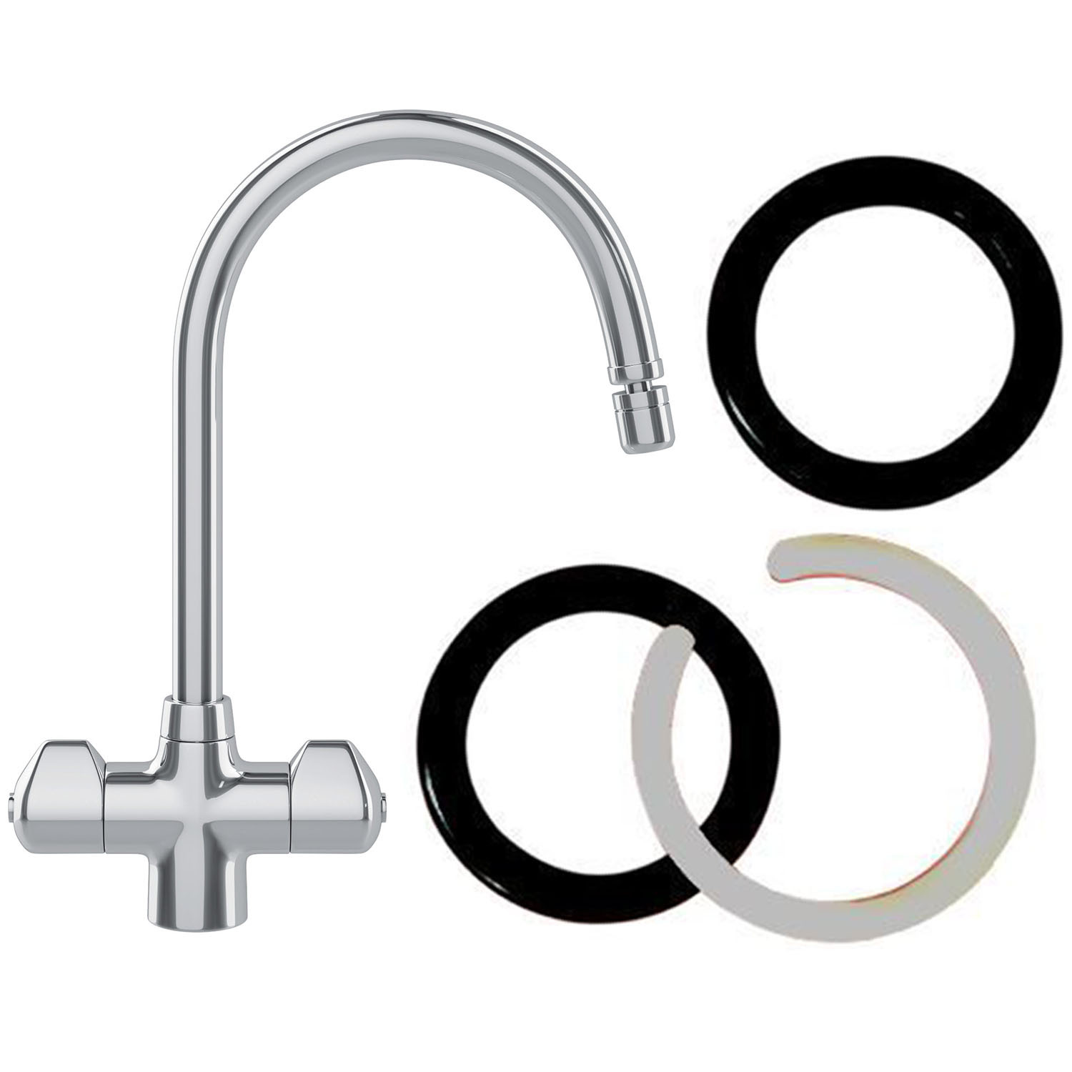 GENUINE FRANKE MOSELLE KITCHEN TAP SPOUT SEAL KIT O RING WASHERS