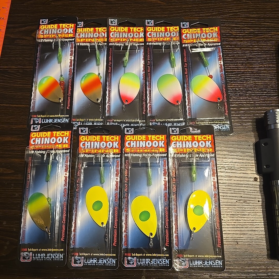9 LUHR-JENSEN CHINOOK SPINNERS BAITS Guide Tech Size 5 2143-005-XXXX - Image 12