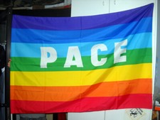 Bandiera PACE 90x140ca. Poliestere pongè