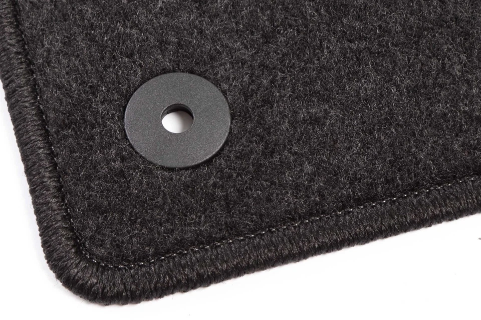 Fussmatten für Opel Corsa C Bj. 2000-2006 Graphit / Anthrazit Textil Fußmatten - Bild 4 von 4