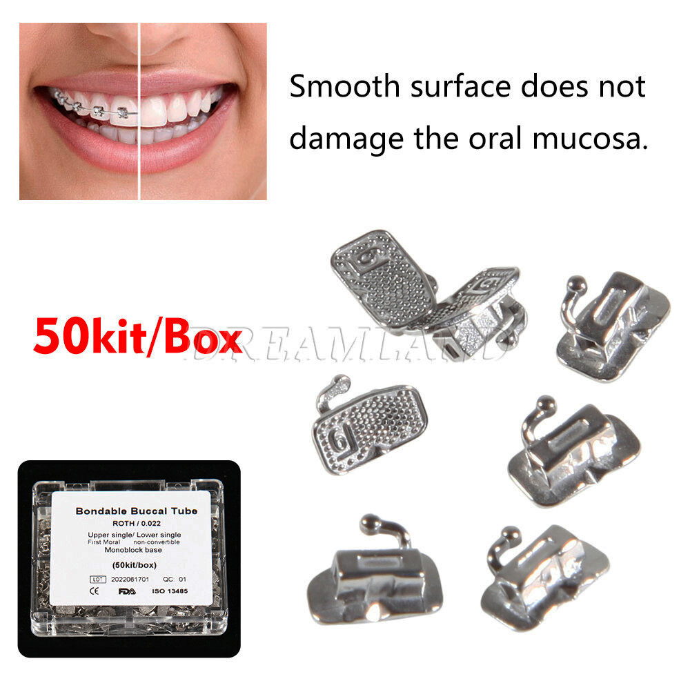 Denti Dentali Ortodonzia Staffe Autoleganti Tutore MBT 0,022" 345 Ganci