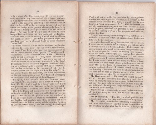 DEBATTE ÜBER SKLAVEREI von NATHANIEL COLVER & JONATHAN DAVIS - 1841 American Baptist - Bild 2 von 4