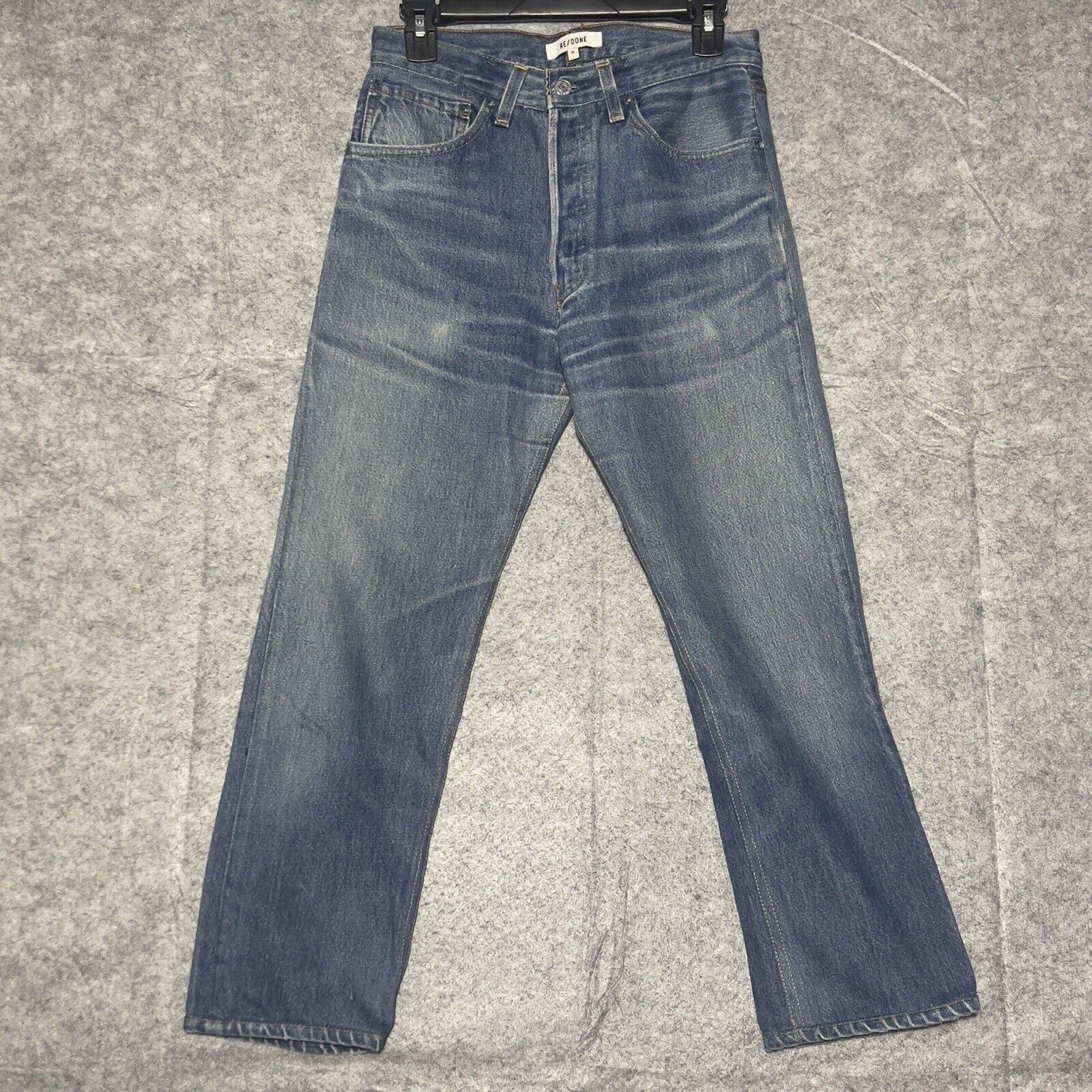 Levi's Redone Jeans Women Sz 26 W-28 L-26 Denim B… - image 1