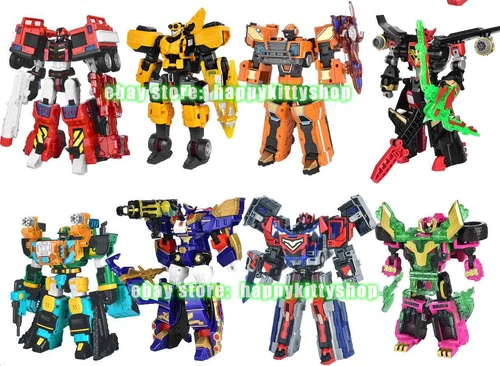 Metal Cardbot 7-11" Transform Figure Boys Kids Toy Car Truck Plane Vehicle Robot - Picture 5 of 20