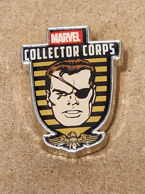 Marvel Collectors Corps Colonel Nicholas Joseph ''Nick'' Fury Sr. Pin Comics MCU