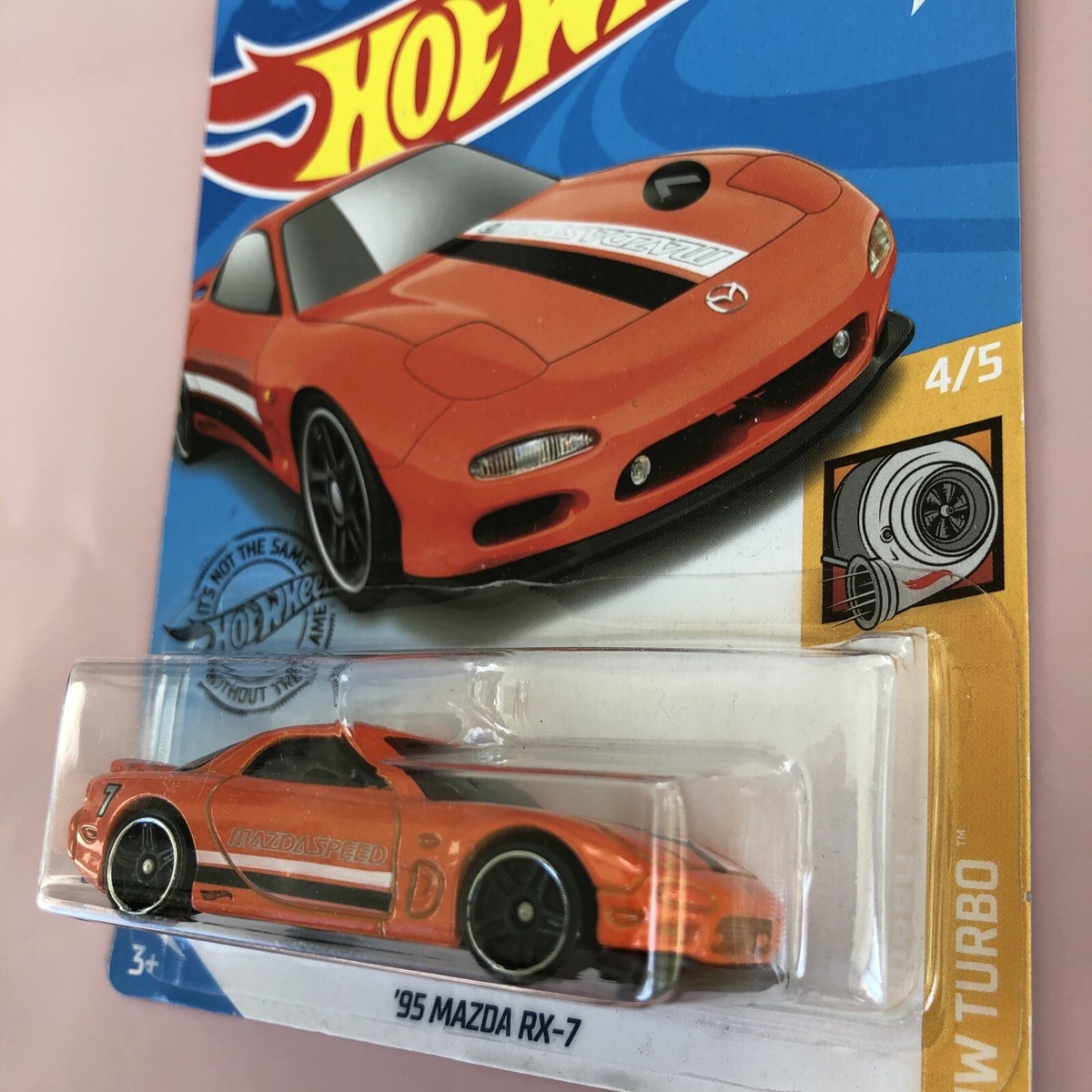 Hot Wheels '95 Mazda RX-7 2017 HW Turbo 4/5 Orange Select 43/250