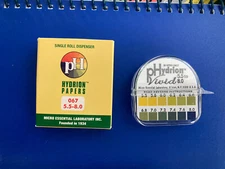 MICRO ESSENTIAL LABORATORY URINE AND SALIVA TEST PAPER 5.5-8 067 NEW