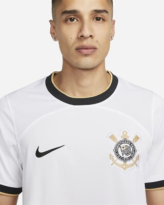 Nike S.C. Corinthians 2022/23 Home Stadium Shirt Jersey M | eBay