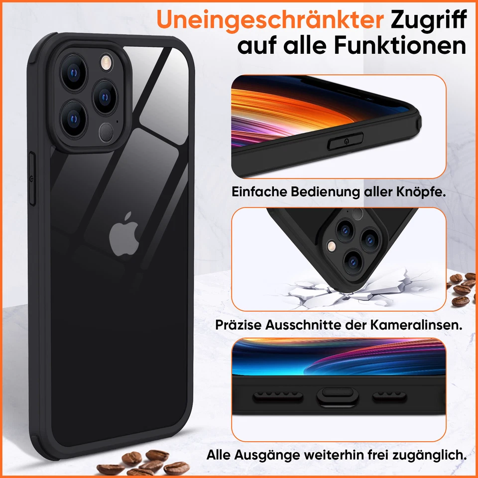 ALLE iPhone 15 360 Grad Hülle IPhone 14 360 Grad Hülle 13 360 Grad iPhone 16 - Bild 4 von 4