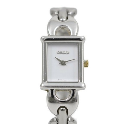 GUCCI 1800L Unisex Wristwatch Stainless 