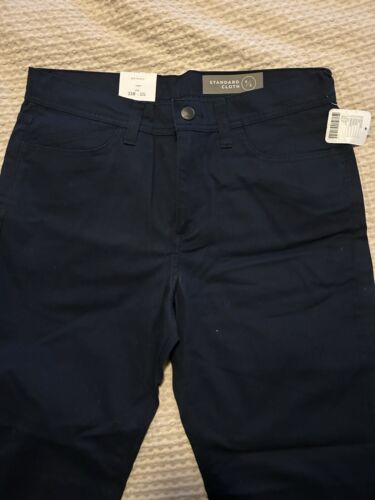 Standard Cloth Mens Skinny Slim Fit Chino Pants Flat Front Casual Trouser