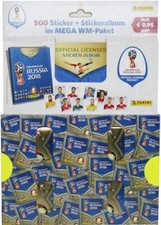 Panini WM World Cup 2018 Russia Mega Pack Pak...