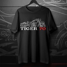 Camiseta Triumph Tiger 70 80 90 100, camiseta de moto para ciclistas vintage