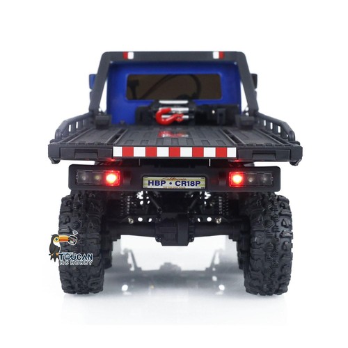 1:18 CR18P Flatbed Truck 6*6 RTR RC Rock Crawler Off-Road Truck 2-Speed Lights - Picture 8 of 12