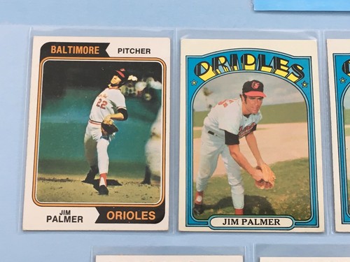 1971~1984 JIM PALMER Lot x 20 Vintage | Topps Kellogg's | Orioles HOF Batch - Picture 2 of 11