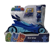 PJ MASKS VEHICLE CAT-CAR WITH CAT-BOY NEW IN BOX FOR KIDS TOYS