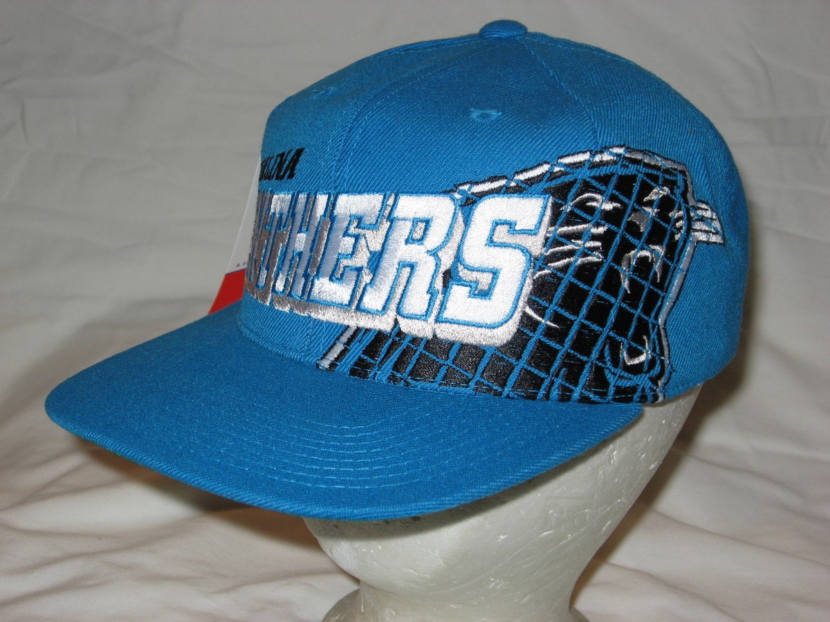 Vintage 90s Carolina PANTHERS Sports Specialties GRID SnapBack HAT