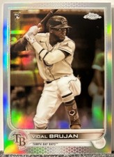Vidal Brujan 2022 Topps Chrome #134 RC Sepia Refractor Tampa Bay Rays Rookie