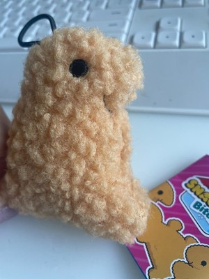 NEW Russ Snackeez Bitez Mystery Plush Dino Nugget Keychain - T.Rex Tahra