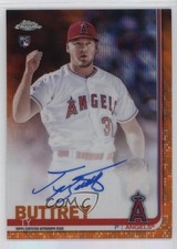 2019 Topps Chrome Rookie Orange Wave Refractor 4/25 Ty Buttrey #RA-TB Auto 13iq