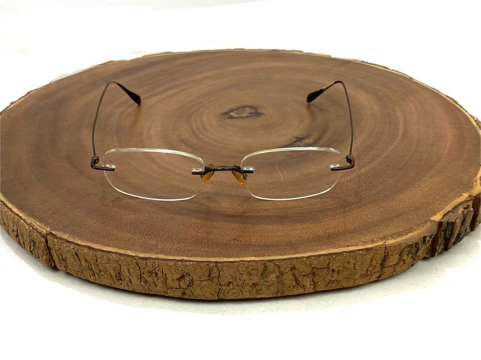 Oliver Peoples Eyeglasses Frame As is BIR OP-678 Brown 50 18 140 mm Japan Titan - Image 2 of 4