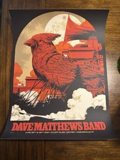 Dave Matthews Band Weekend Poster 6/28-29/24 Ken Taylor Deer Creek #7/50