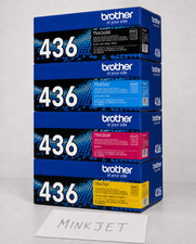 Genuine Brother TN436 Toner Set 4 Pack TN-436...