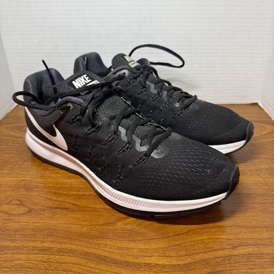 Nike Air Zoom Pegasus 33 Mens Size 11 Black Running Sneakers 831352-001