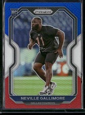 2020 Panini Prizm #338 Neville Gallimore Prizm Red White and Blue
