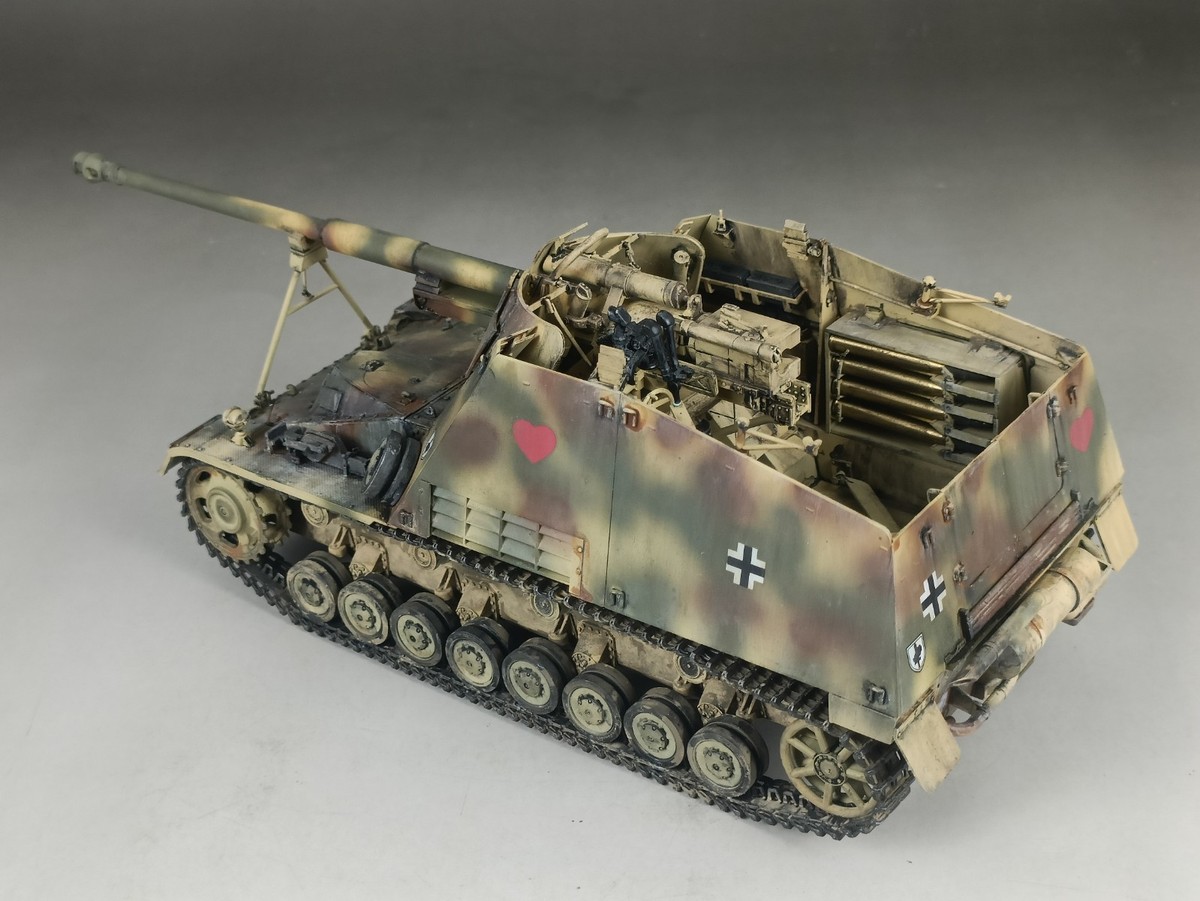 1/35 Built WWII German Nashorn 8.8cm L/71 Tank Destroyer Model | eBay