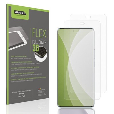 2x Full Cover Schutzfolie matt für Honor x9c Plus Panzerfolie Anti-Shock