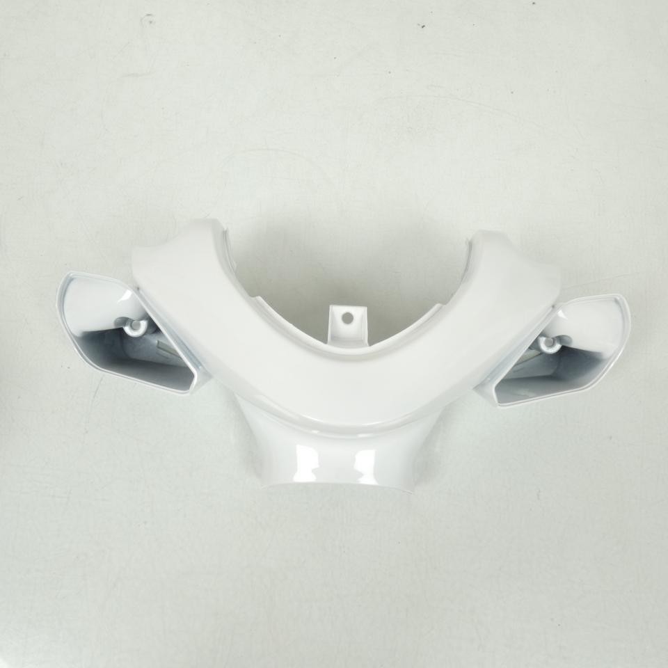Couvre guidon avant de finition supérieure blanc brillant pour carénage soigné