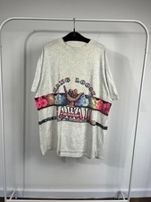Vintage Oneita Power-T Hawaii Hang Loose Shaka Graphic T-Shirt USA Made XXL