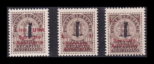 ITALY RSI 1944 - LOCAL ISSUE GUIDIZZOLO 2ND SERIES MNH - 2 CERTIFICATES € 4,250