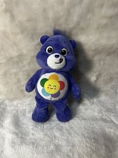 Basic Fun Care Bears 10" Harmony Bear Purple Stuffed Animal Plush