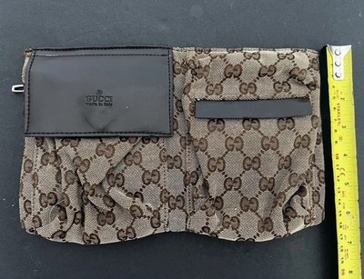 Gucci Women s Beige Brown GG Logo Snap Bifold Wallet Zip Coin Pocket Credit