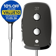 Image of Aqualisa eMotion 10.5kW Electric Shower - Space Grey MOGC105