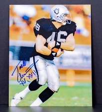 Todd Christensen Autographed 8x10 Photo and Inscribed 