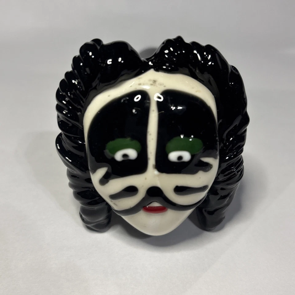 LOTE DE 4” Pipas de Tabaco para Fumar Vidrio Banda de Rock KISS Largas Sopladas a Mano Foto 2 de 4