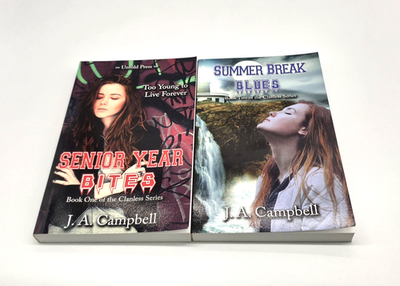 #ad Signed Senior Year Bites Summer Break Blues By J.A. Campbell Clanless Series $24.94