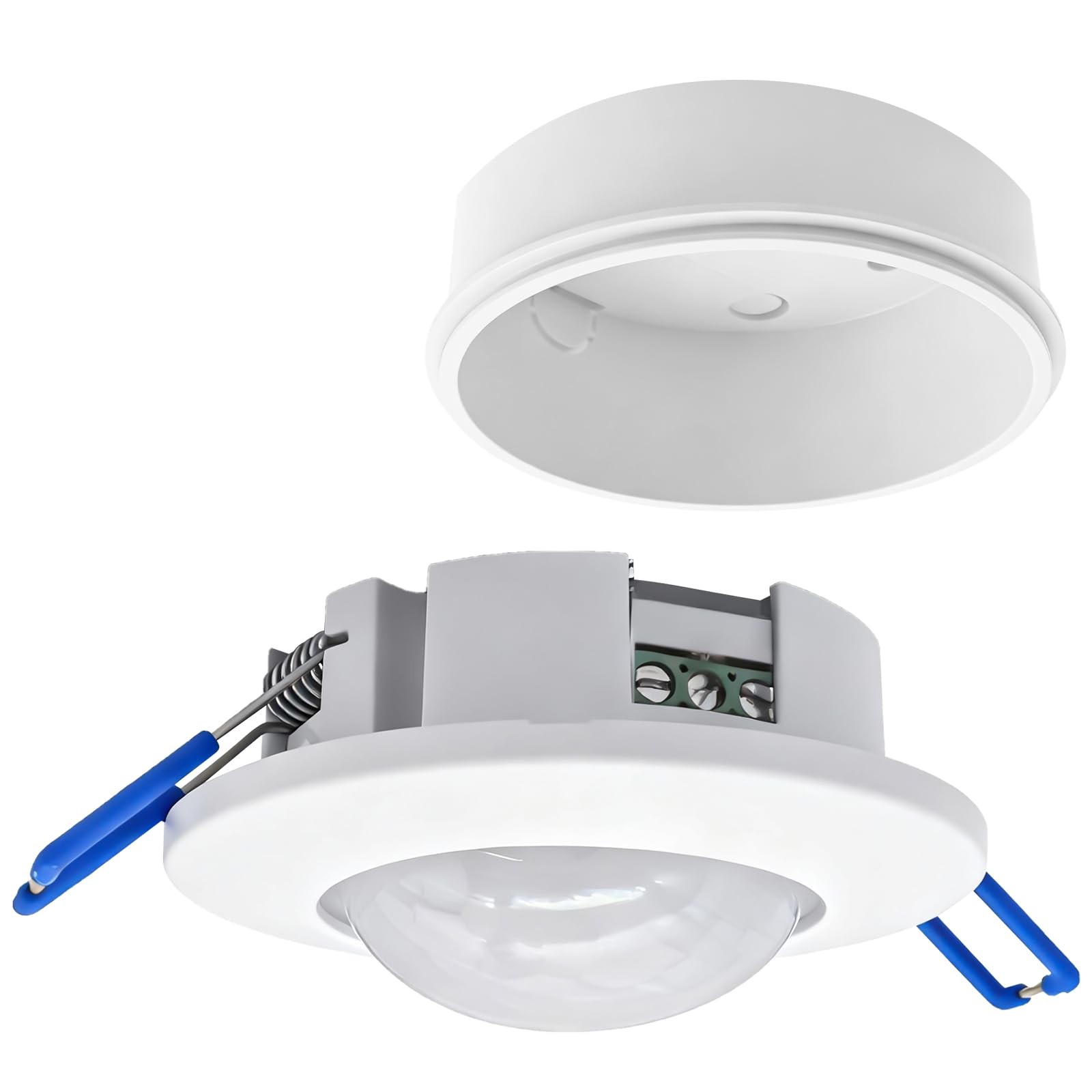 Détecteur de mouvement pour plafond intérieur anti-gaspillage d'énergie blanc
