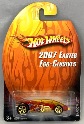 Hot Wheels Shadow Jet 2007 Easter Egg-Clusives Dark Orange 5SPs