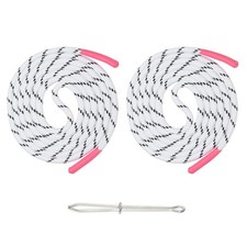 2pcs 53inch Drawstring Cords Hoodie String with Easy Threader Pink