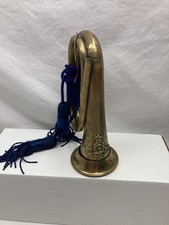 Vintage Brass Military Themed ROYAL ARTILLERY Army Bugle with Tassle