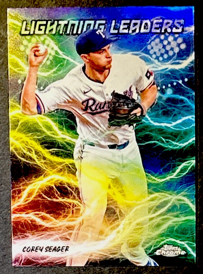 2025 Topps Chrome - Corey Seager Lightning Leaders #LL-9 SSP Texas Rangers