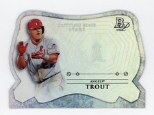 2014 Bowman Platinum #CES-MTR Mike Trout Cutting Edge Stars